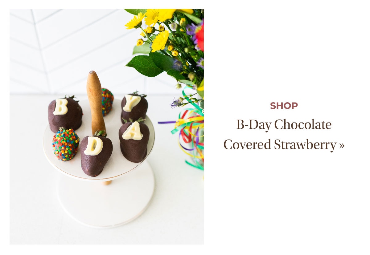 Shop B-Day Chocolate Covered Strawberry