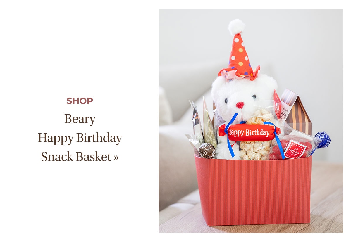 Shop Beary Happy Birthday Snack Basket